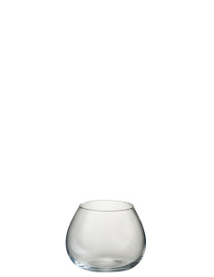 Vase en verre transparent petitJ-Line