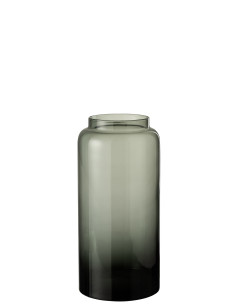Vase Droit Long Verre Gris PetitJ-Line