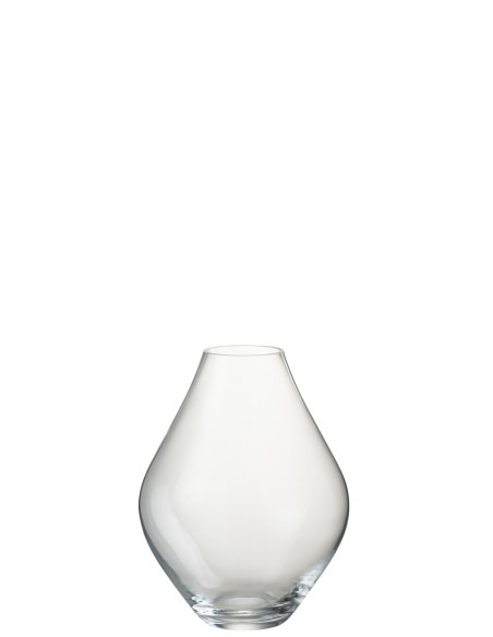 Vase en verre transparent grand AbbyJ-Line Vase en verre transparent grand AbbyJ-Line