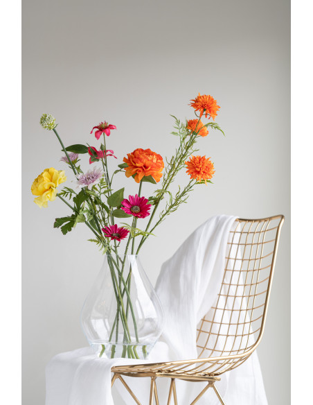 Vase en verre transparent petit AbbyJ-Line