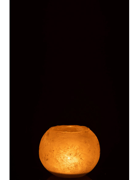 Vase Soda en verre rond doré petitJ-Line Vase Soda en verre rond doré petitJ-Line