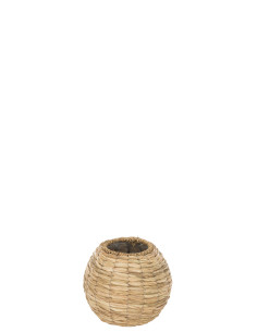 Vase Yumi Boule Paille Naturelle PetitJ-Line