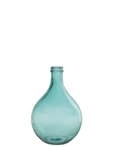 Vase Lisbonne en verre Aqua petitJ-Line Vase Lisbonne en verre Aqua petitJ-Line