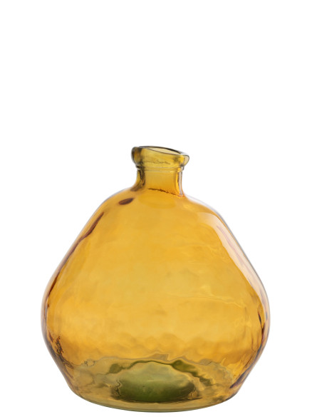 Grand vase en verre ocre LauraJ-Line Grand vase en verre ocre LauraJ-Line