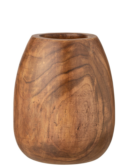 Pot en Paulownia Marron PetitJ-Line Pot en Paulownia Marron PetitJ-Line