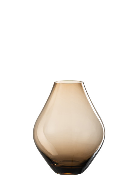 Vase en verre ambre petit AbbyJ-Line Vase en verre ambre petit AbbyJ-Line