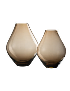 Vase en verre ambre grand AbbyJ-Line 2