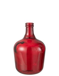 Vase Carafe Verre Rouge MoyenJ-Line