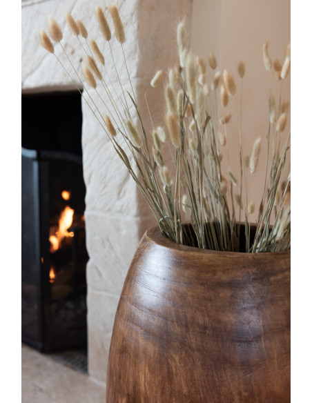 Pot en Paulownia Marron PetitJ-Line Pot en Paulownia Marron PetitJ-Line