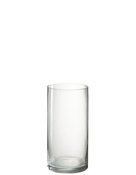 Vase Cylindre en Verre Transparent GrandJ-Line Vase Cylindre en Verre Transparent GrandJ-Line