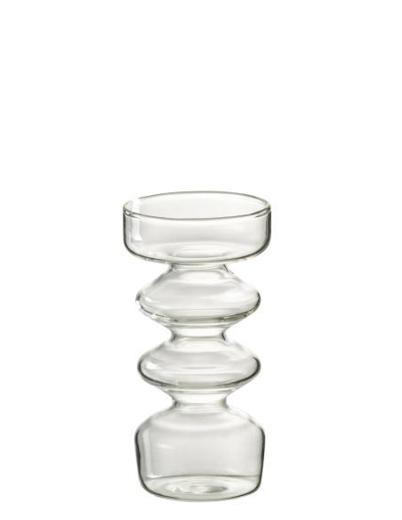 Grand vase en verre transparent LunaJ-Line Grand vase en verre transparent LunaJ-Line