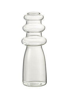 Vase Luna en verre transparent petitJ-Line