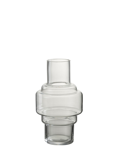 Vase en verre transparent Rino petitJ-Line Vase en verre transparent Rino petitJ-Line