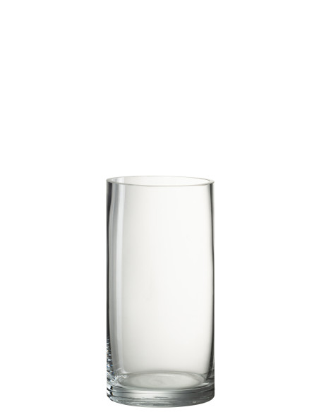 Vase cylindre en verre transparent petitJ-Line Vase cylindre en verre transparent petitJ-Line