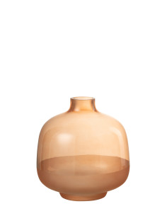 Vase en verre pêche petit HanyJ-Line