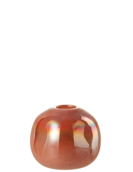 Vase Balle Verre Rouge PetitJ-Line Vase Balle Verre Rouge PetitJ-Line