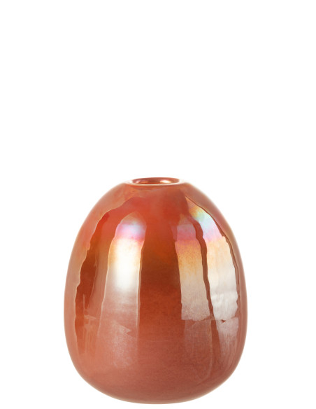 Vase Balle Verre Rouge MoyenJ-Line Vase Balle Verre Rouge MoyenJ-Line