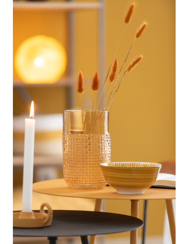 Motif de vase en verre orange moyenJ-Line