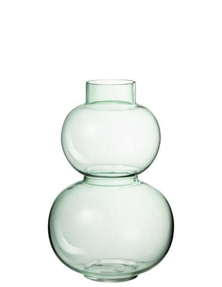Vase Globes Verre Vert PetitJ-Line
