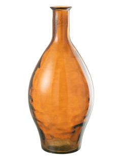 Vase en verre marron hautJ-Line
