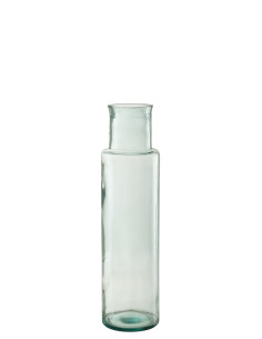 Vase en verre recyclé cylindrique grandJ-Line