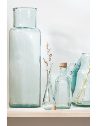 Vase cylindre en verre recyclé petitJ-Line