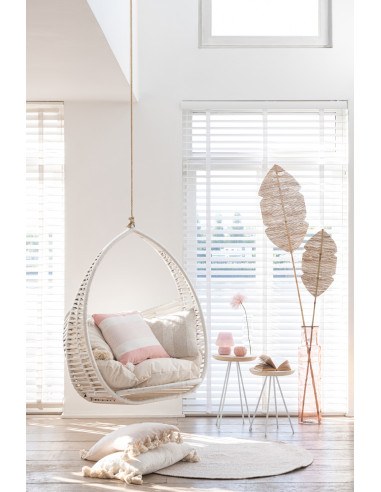 Vase cylindre en verre rose clair grandJ-Line