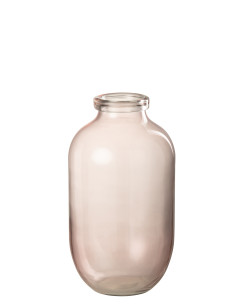 Vaas Bruni en verre rose clair grandJ-Line