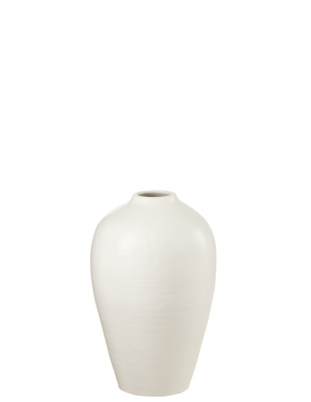 Vase en céramique blanc petitJ-Line Vase en céramique blanc petitJ-Line