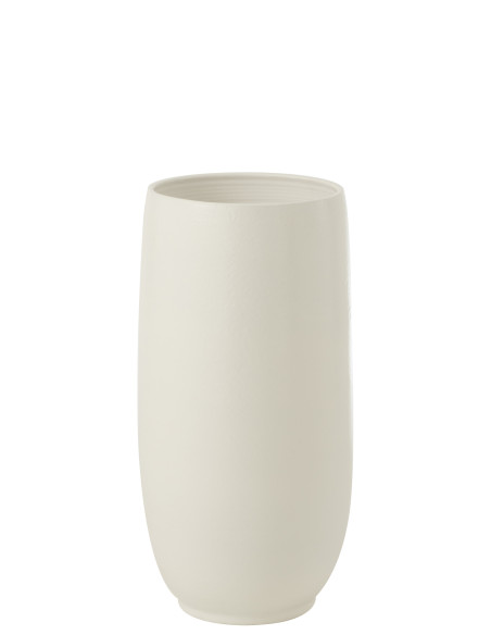 Vase Ying en céramique blanc petitJ-Line Vase Ying en céramique blanc petitJ-Line