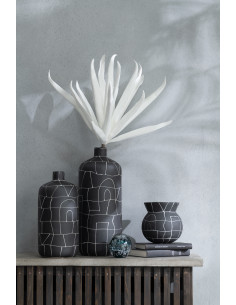 Vase Bouteille Japon Céramique Noir PetitJ-Line 2