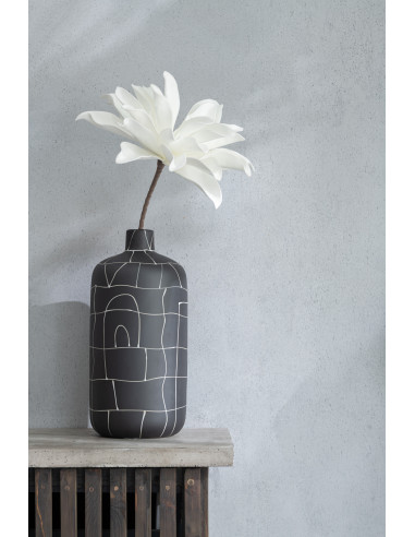 Vase Bouteille Japon Céramique Noir PetitJ-Line