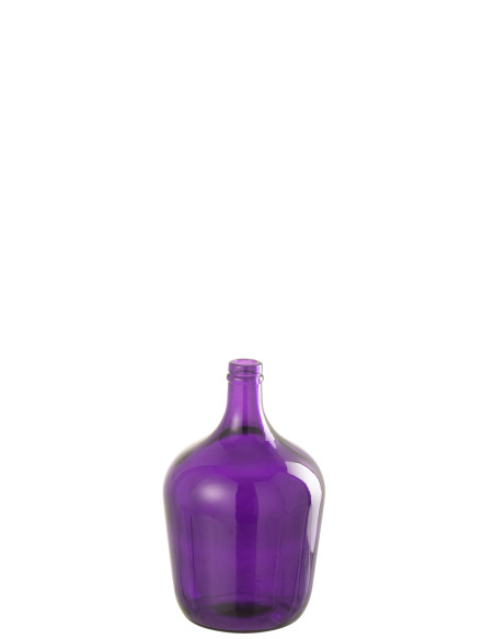 Vase Bouteille Verre VioletJ-Line Vase Bouteille Verre VioletJ-Line