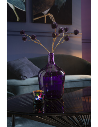 Vase Bouteille Verre VioletJ-Line