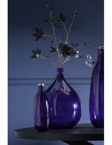 Vase en verre violet LisbonneJ-Line