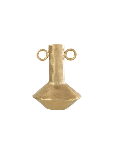 Rituel du vase en aluminium doréJ-Line Rituel du vase en aluminium doréJ-Line