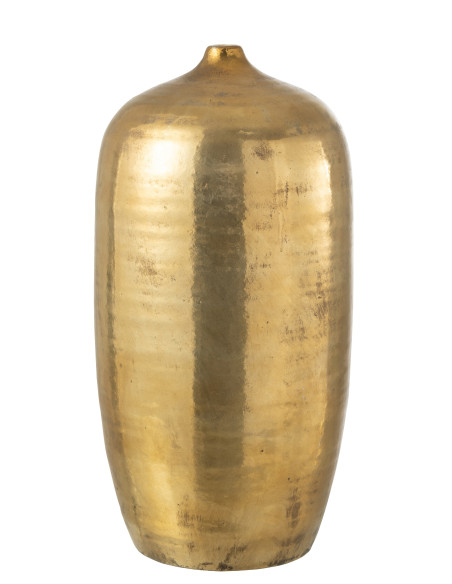 Jar Arya High Metal Gold se traduit en français par "Pot Arya en métal doré".J-Line Jar Arya High Metal Gold se traduit en français par "Pot Arya en métal doré".J-Line