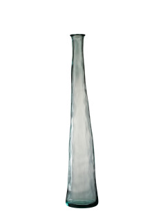 Vase en verre transparent Noah de taille moyenneJ-Line