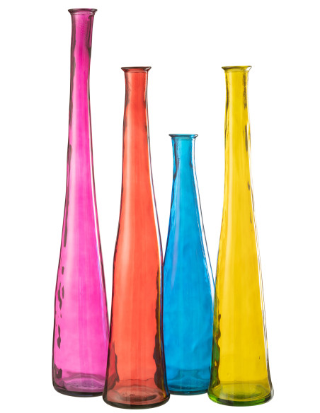 Vase en verre Noah Fuchsia GrandJ-Line