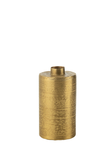 Vase rond en métal doré petitJ-Line Vase rond en métal doré petitJ-Line