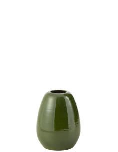 Vase Lola en porcelaine verte petitJ-Line
