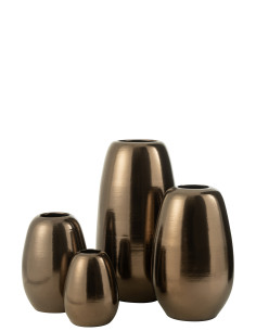 Vase Lola Porcelaine Or Très GrandJ-Line 2
