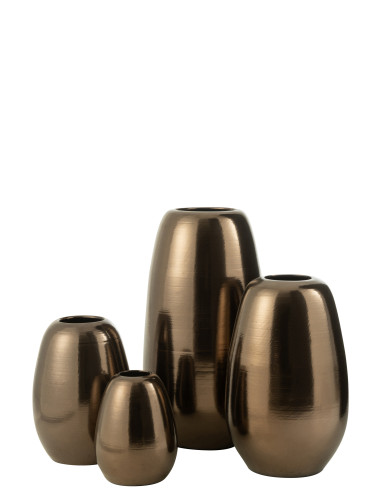 Vase Lola Porcelaine Or Très GrandJ-Line