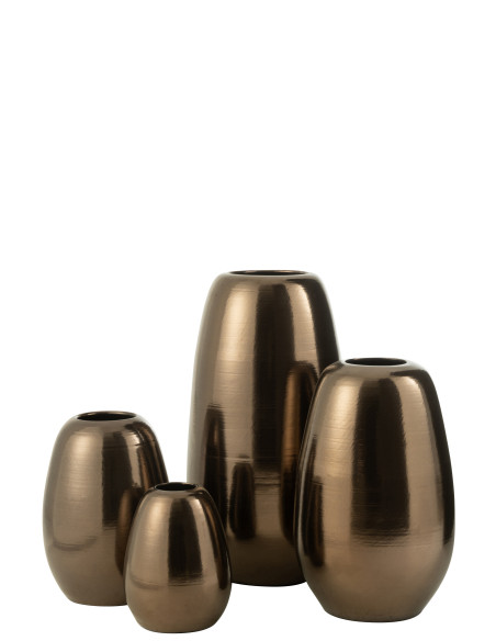 Vase Lola Porcelaine Or Très GrandJ-Line Vase Lola Porcelaine Or Très GrandJ-Line