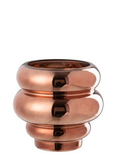 Porte-bougie / Vase en verre marron CléaJ-Line 2