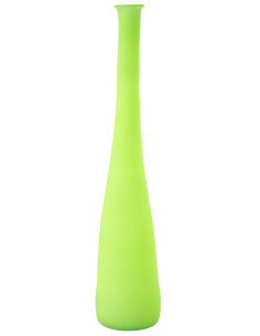 Vase Bouteille Verre Néon Vert GrandJ-Line