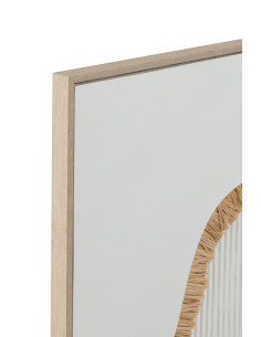 Peindre la toile de paille blanche assortie de 2J-Line 2