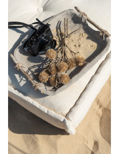 Plateau en papier mâché marronJ-Line 2