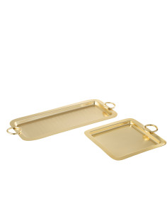 Plateau Mile Mat Métal Or GrandJ-Line 2