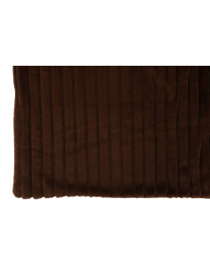 Corduroy à carreaux en polyester chocolatJ-Line 2